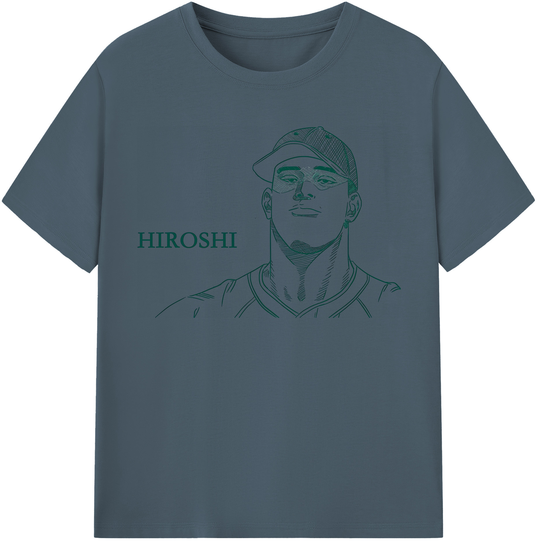 SLAM DUNK／スラムダンク 綿100％半袖Tシャツ（フロントプリント）
